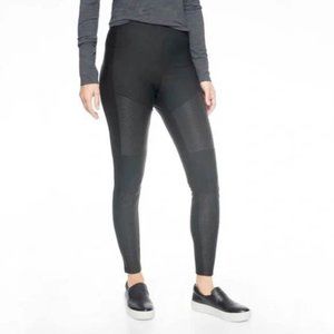 Athleta Madison Moto Tights Size 6 Black NWT